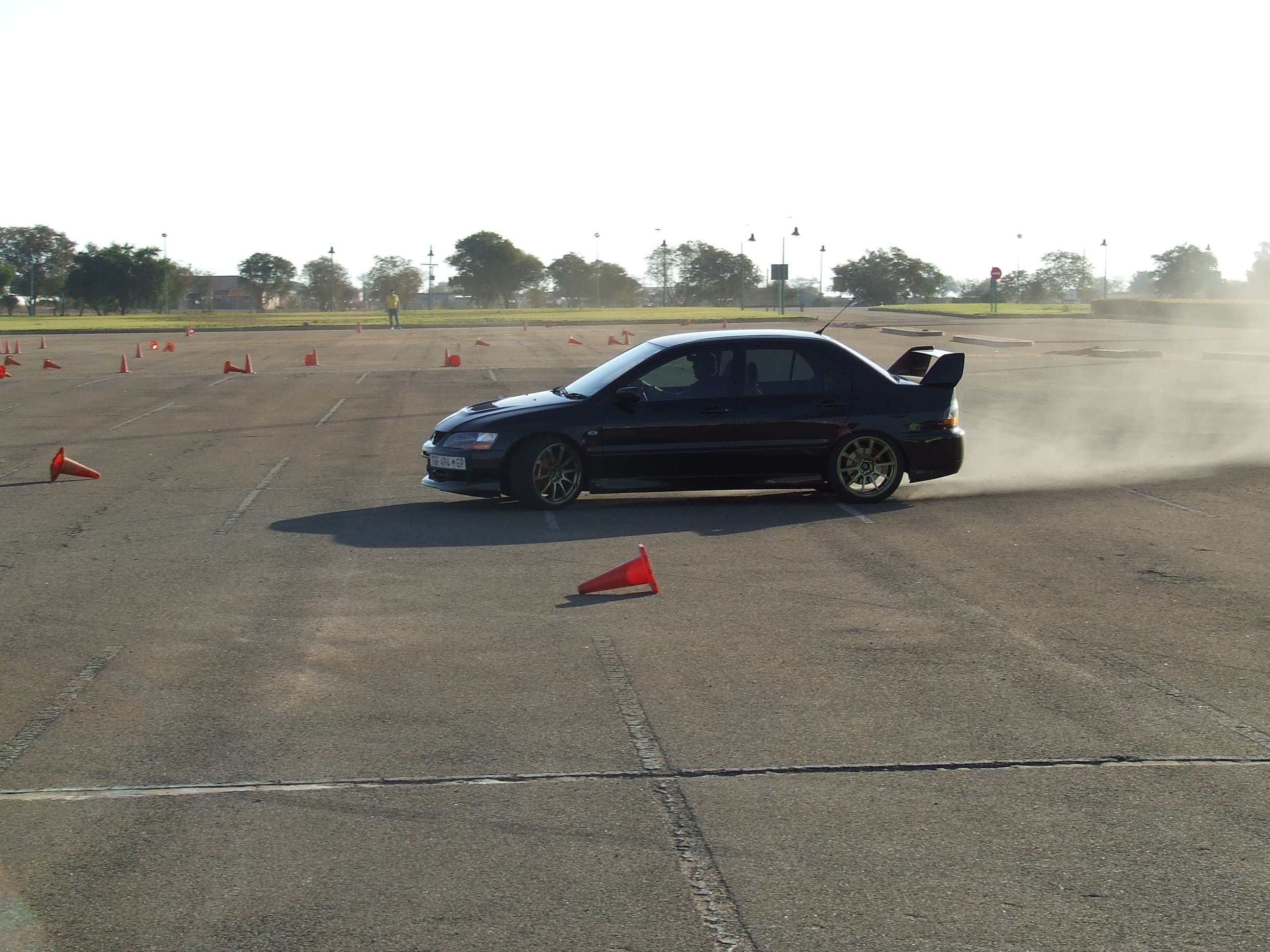 Car drifting on track