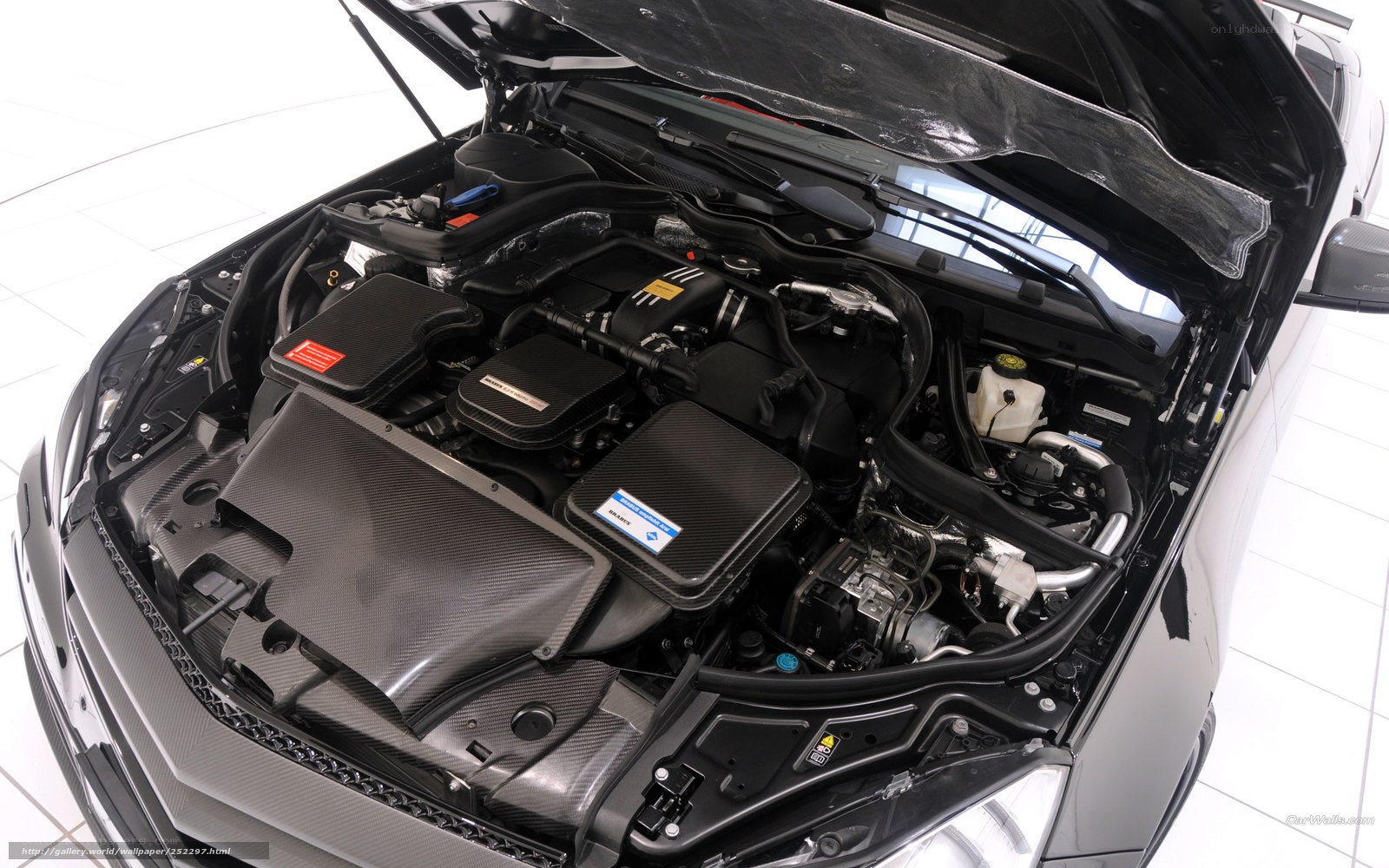 car engine bay