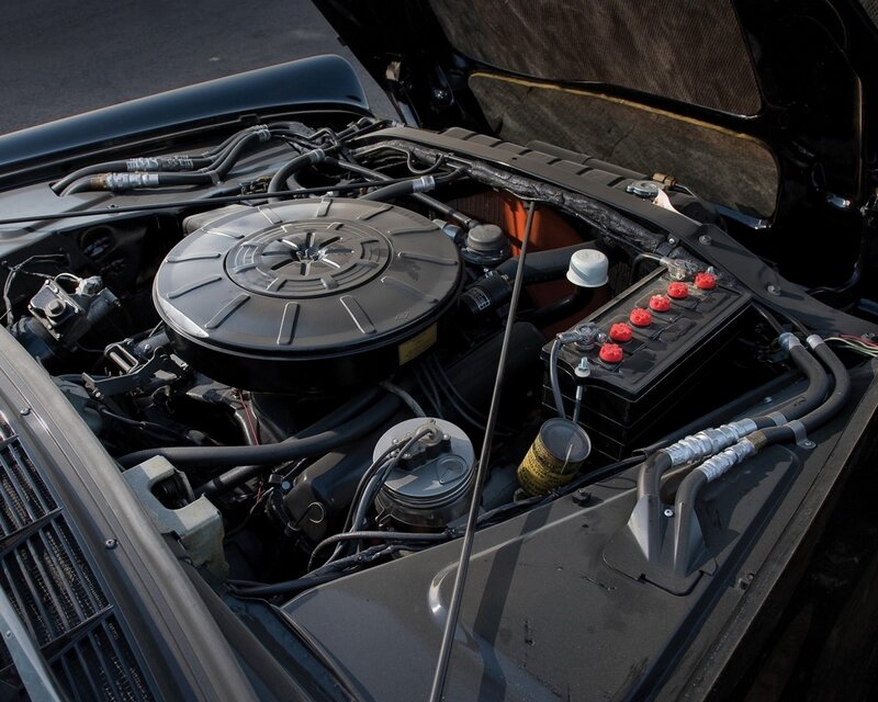 car engine bay
