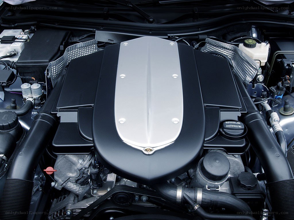 car engine bay