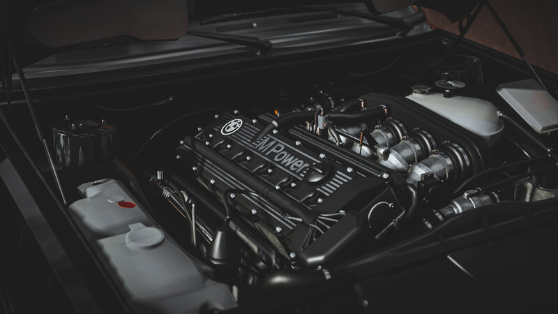 Car Engine Bay — Black, Dark