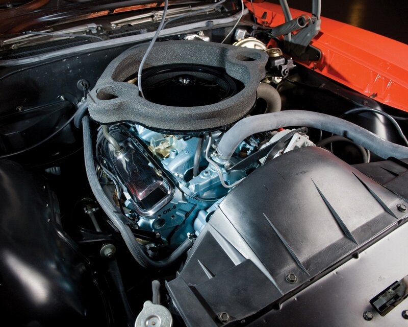Car Engine Bay — Black, Dramatic, Photograph, Air Cleaner