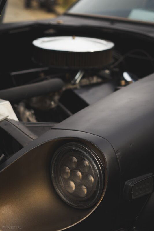 Car Engine Bay — Black, Dramatic, Photograph