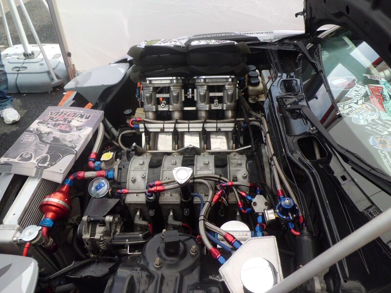 Car Engine Bay — Black, Mechanical, Photograph, Wires