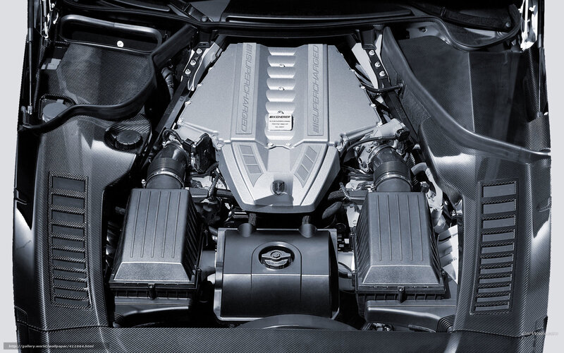 Car Engine Bay — Black, Technical, Photograph, Engine Cover, Carbon Fiber Panels