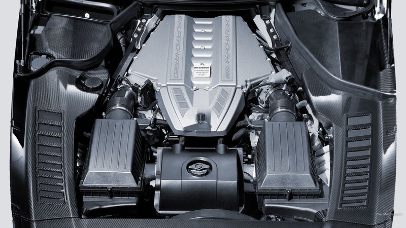 Car Engine Bay — Black, Technical, Photograph, Engine Cover