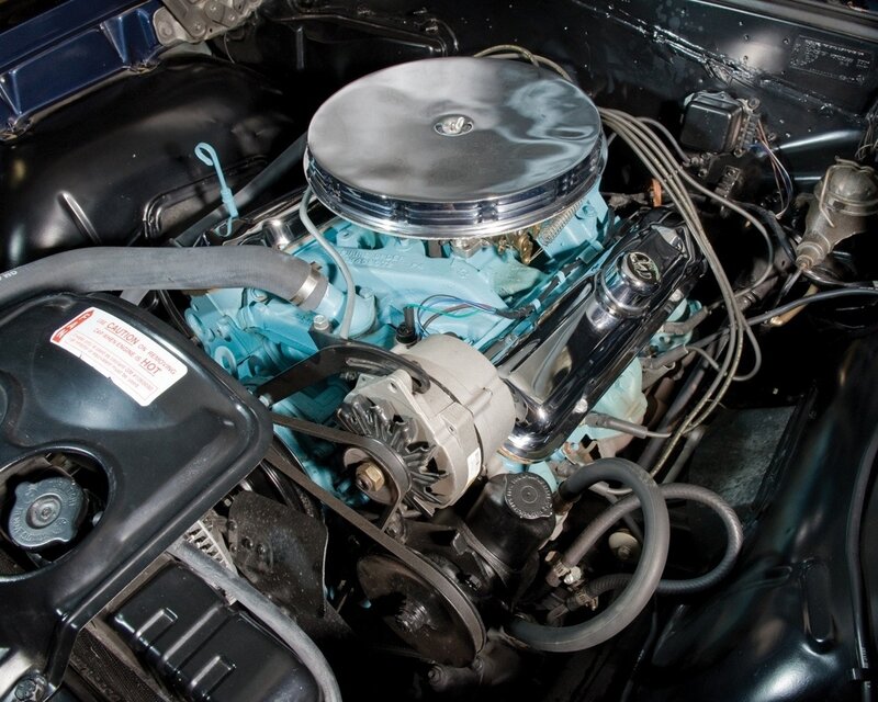 Car Engine Bay — Blue, Mechanical, Photograph, Alternator