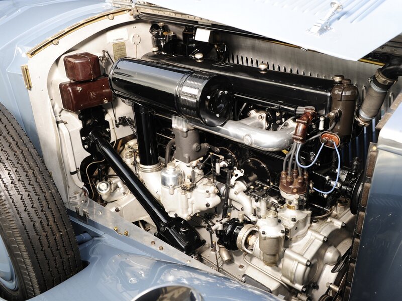 Car Engine Bay — Blue, Mechanical, Photograph, Tire