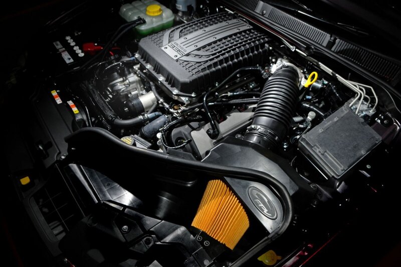 car engine bay close-up