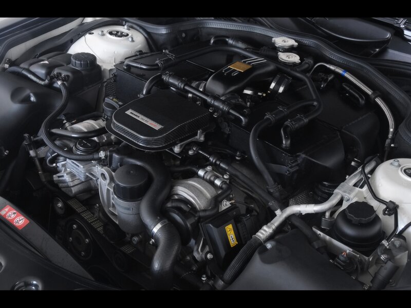 car engine bay close-up