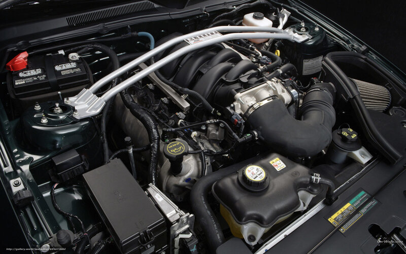 car engine bay close-up