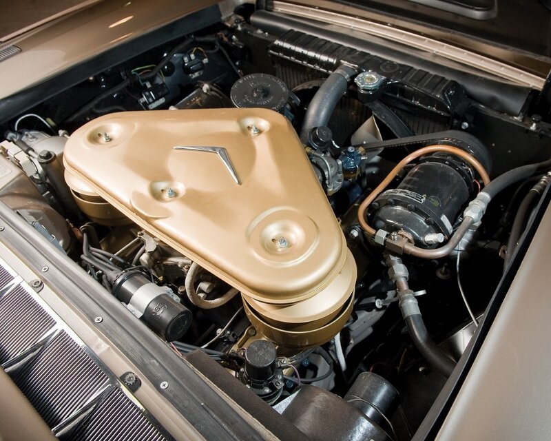 Car Engine Bay — Gold, Mechanical, Photograph