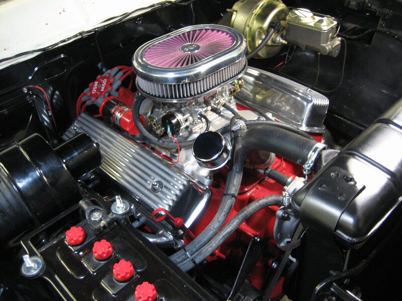 Car Engine Bay — Red, Mechanical, Photograph, Air Filter