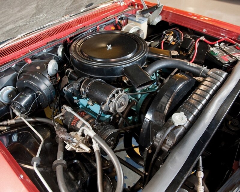 Car Engine Bay — Red, Mechanical, Photograph, Battery, Hoses