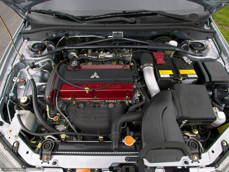 Car Engine Bay — Red, Mechanical, Photograph, Engine Cover