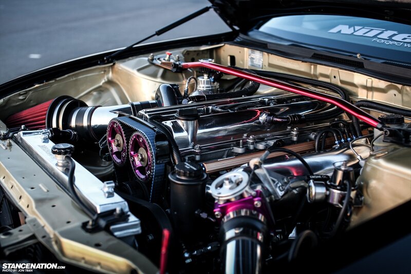 Car Engine Bay — Silver, Dramatic, Photograph, Air Filter