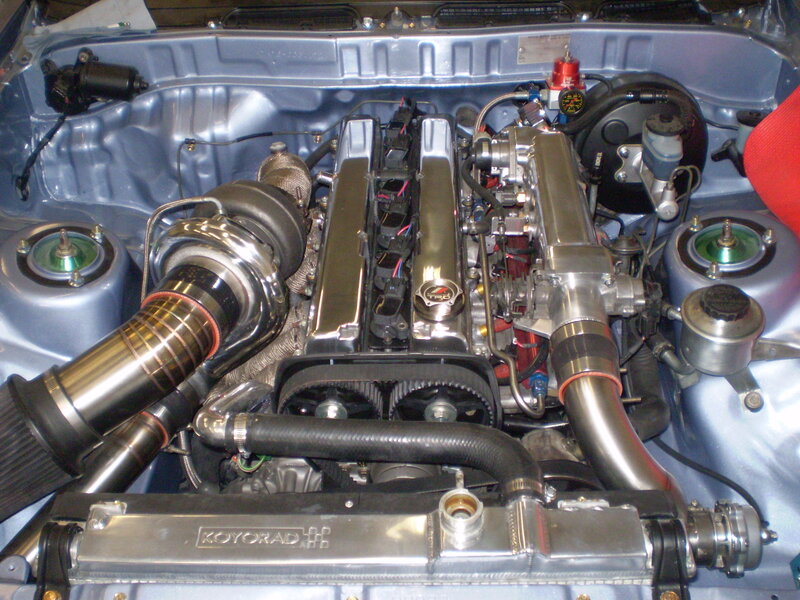 Car Engine Bay — Silver, Mechanical, Photograph