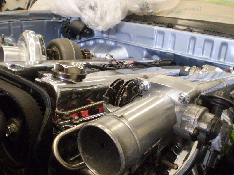 Car Engine Bay — Silver, Mechanical, Photograph, Turbine