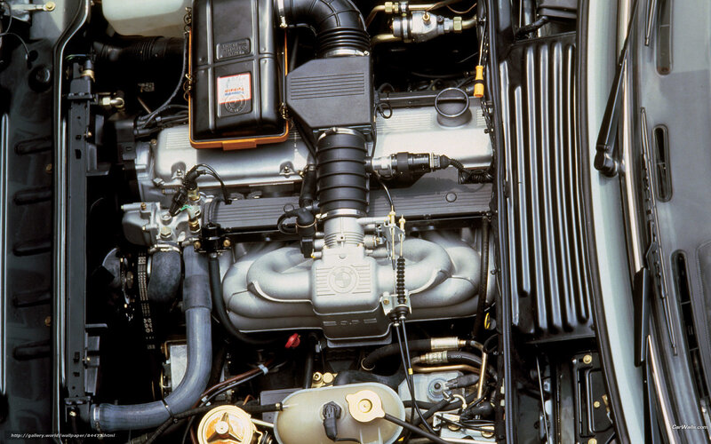 Car Engine Bay — Silver, Technical