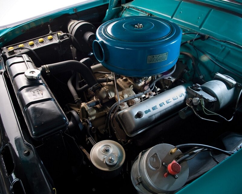 Car Engine Bay — Teal