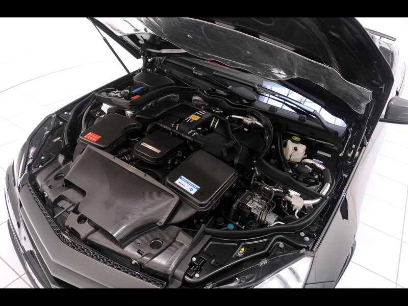 car engine bay view