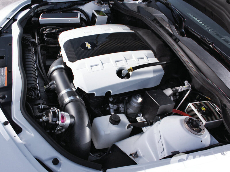 Car Engine Bay — White