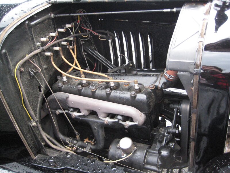 Car Engine Compartment — Black