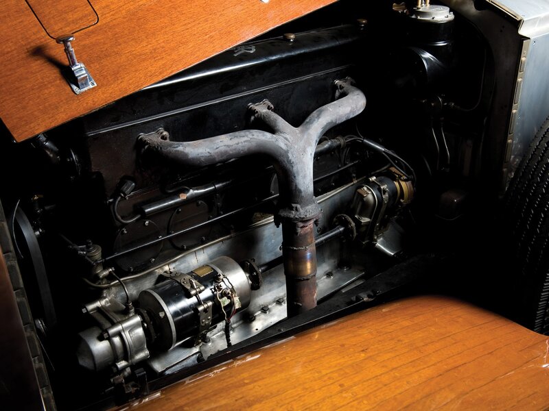 Car Engine Compartment — Brown