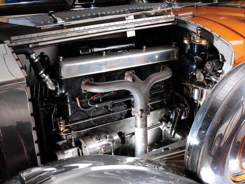Car Engine Compartment — Silver