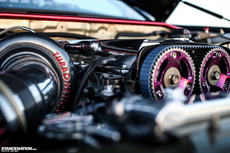 Car Engine Components — Black, Mechanical, Afternoon