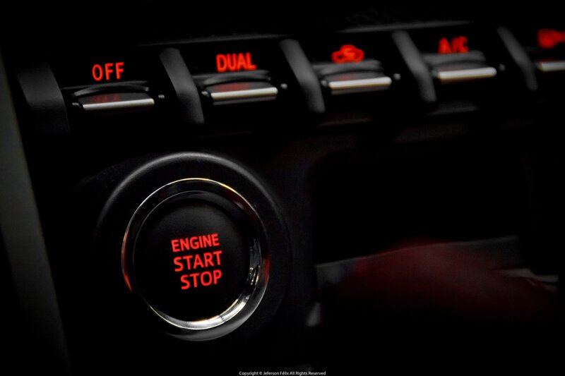 Car Engine Start Button — Black