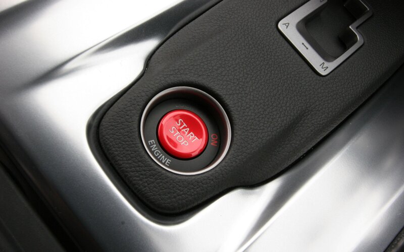 car engine start button