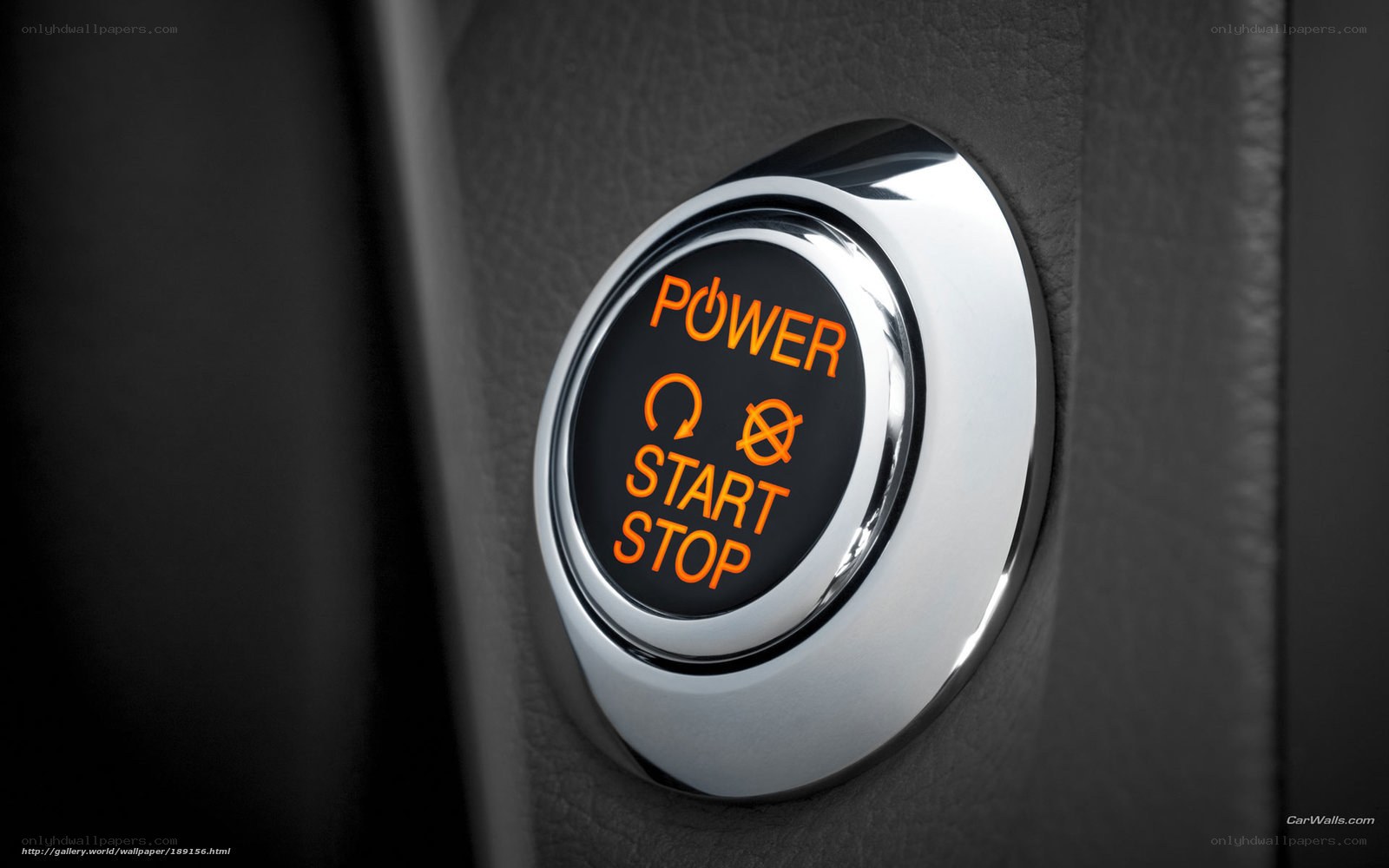car engine start stop button