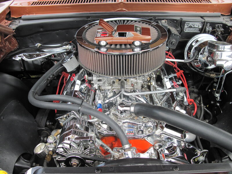 Car Engine with Model Car