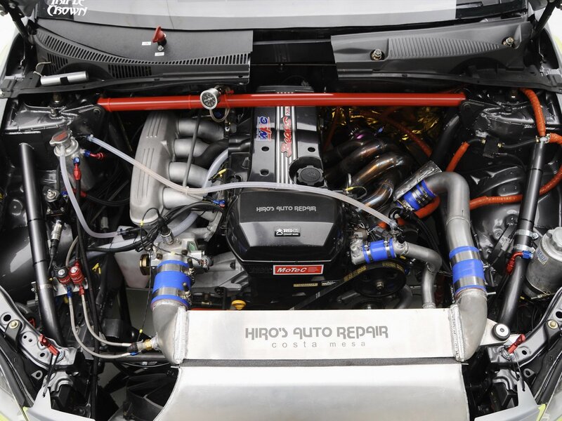 car engine with performance parts
