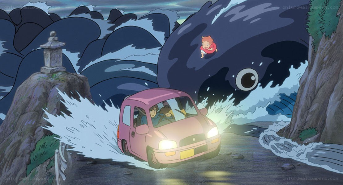 Car escapes sea monster