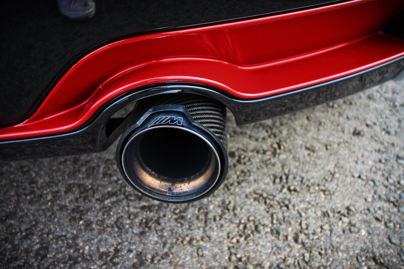 Car Exhaust Pipe — Red