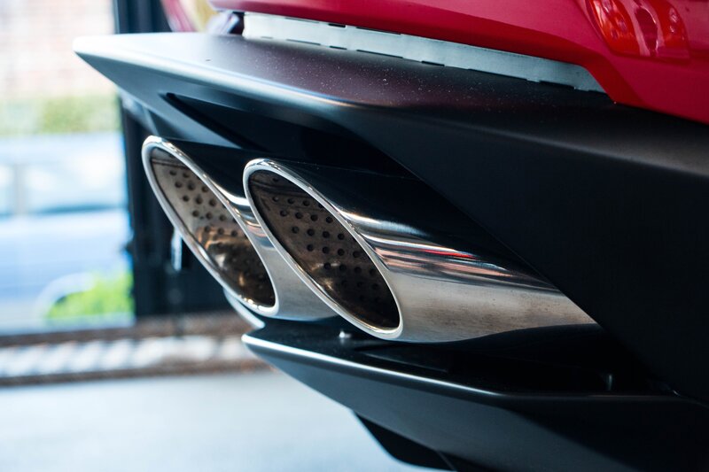 Car Exhaust Pipes — Black