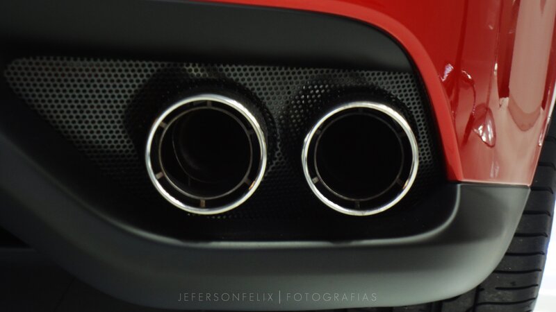 Car Exhaust Pipes — Red