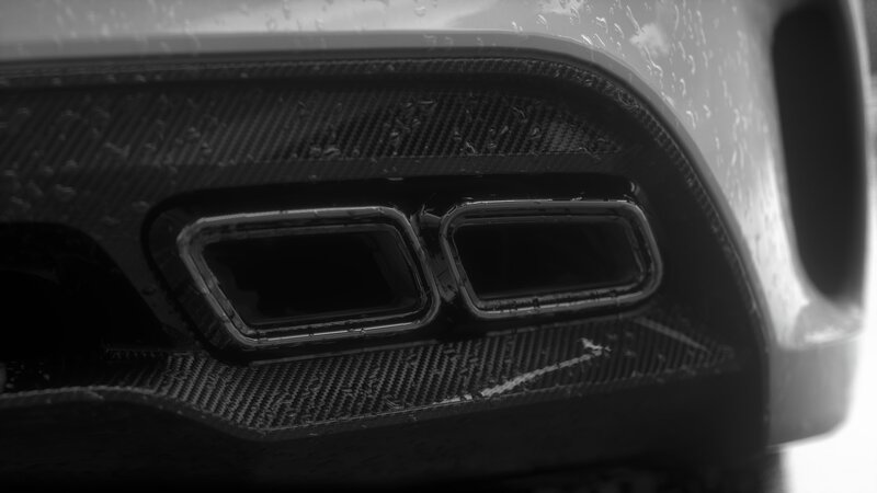 Car Exhaust System — Black