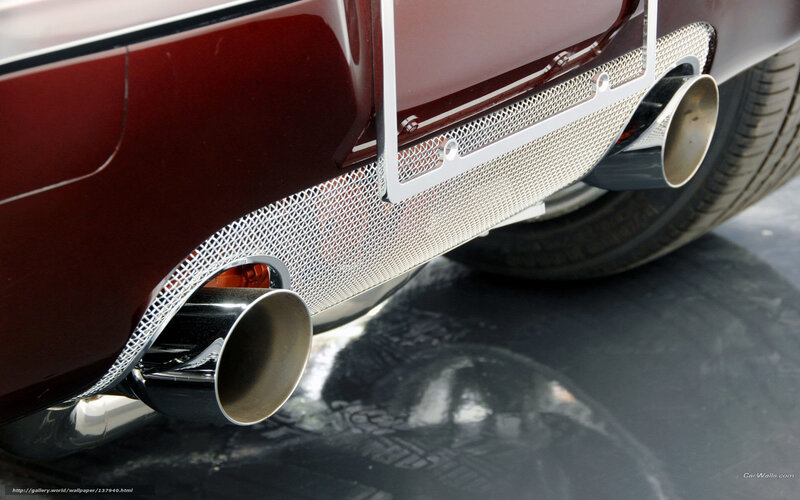 Car Exhaust System — Maroon