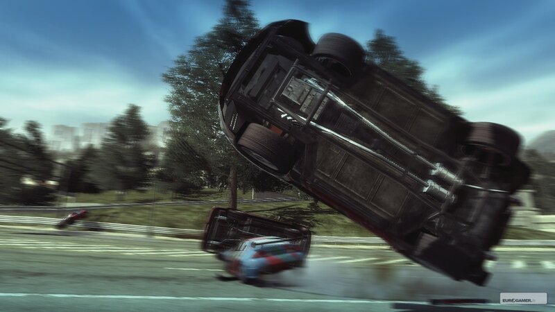 Car Flipping in Mid-air