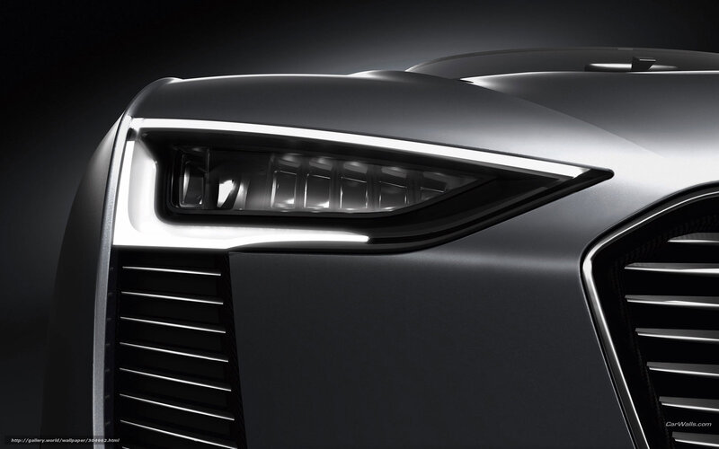 Car Front Headlight — Black