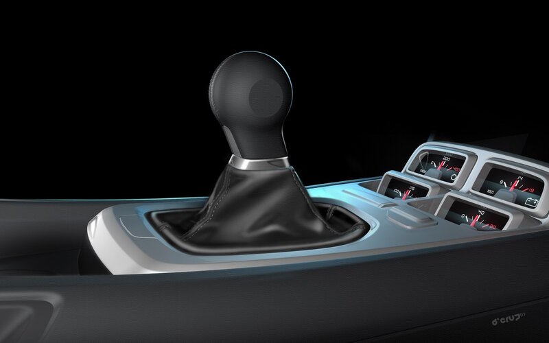 car gear shift and dashboard