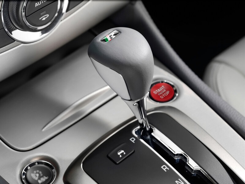 car gear shift and start button