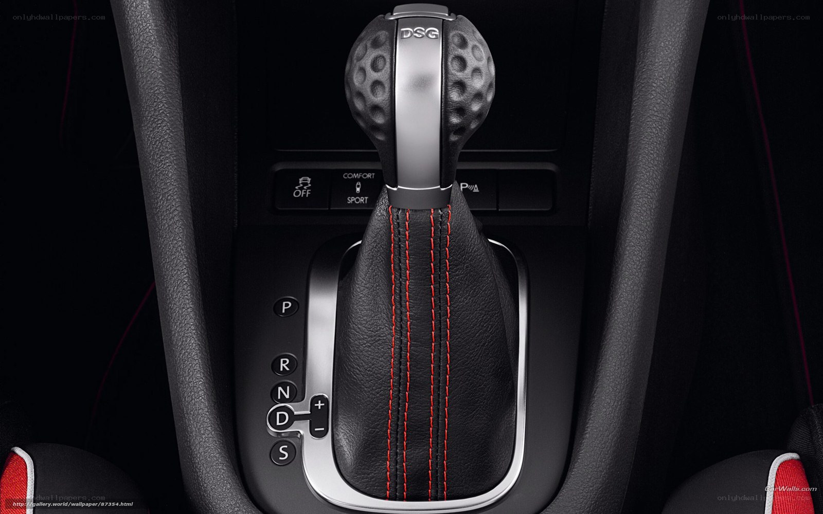 car gear shift close-up