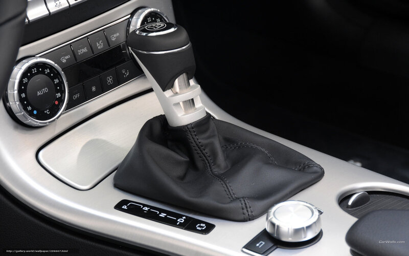 Car Gear Shifter — Black, Neutral, Photograph