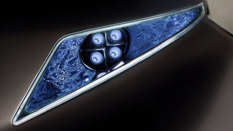 Car Headlight Assembly — Black, Dramatic, 3d Render