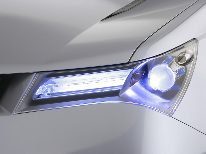 Car Headlight Assembly — White, Neutral, Photograph, Car Body