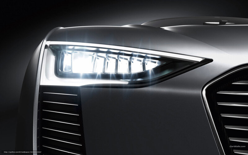 Car Headlight — Black, Dramatic, Photograph